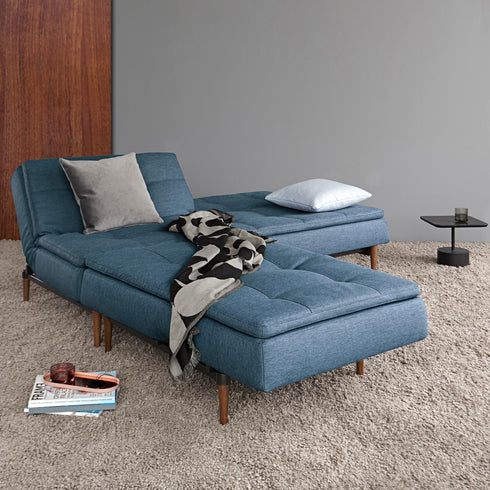 Dublexo Styletto Sofa Bed / Dark Wood 210x91cm